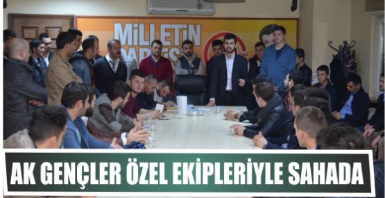 AK Gençler özel ekipleriyle sahada
