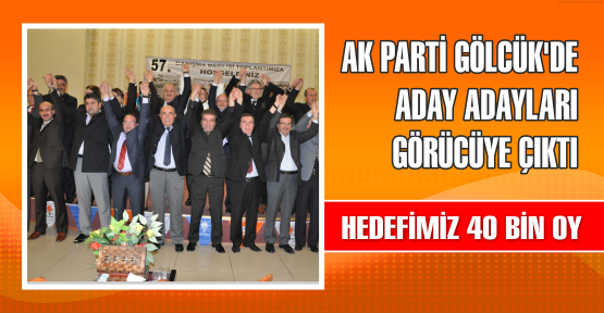 AK Parti Gölcük’te aday adayları görücüye çıktı