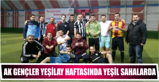 AK PARTİ KÖRFEZ İLÇE GENÇLİK KOLLARI YEŞİLAY HAFTASINDA YEŞİL SAHALARDA