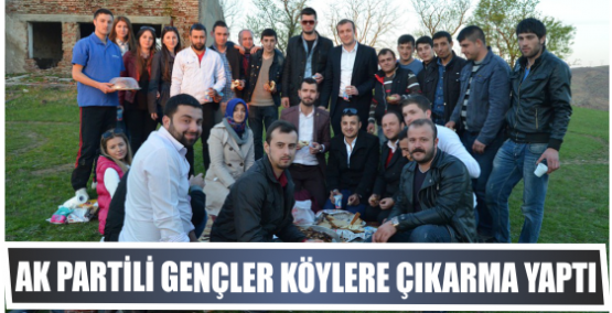 AK Partili Gençler Köylere çıkarma yaptı