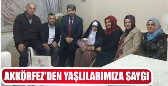 AKKÖRFEZ’DEN YAŞLILARIMIZA SAYGI