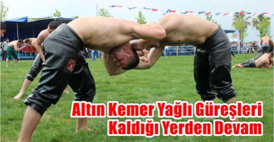 Altın Kemer Yağlı Güreşleri kaldığı yerden devam