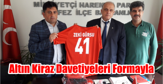 Altın Kiraz davetiyeleri Formayla