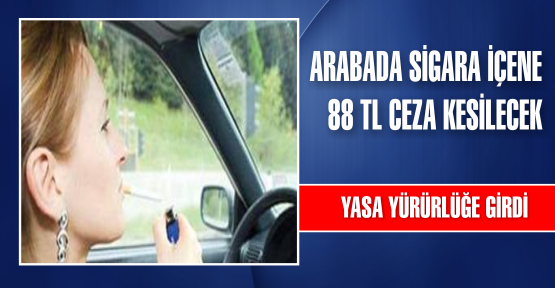 Araba Kullanırken Sigara İçene Ceza