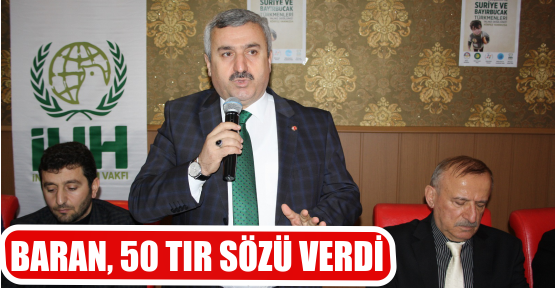 BARAN, 50 TIR SÖZÜ VERDİ