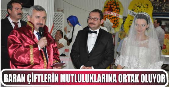 Baran Yeni Çiftlerin Mutluluklarına Ortak Oldu
