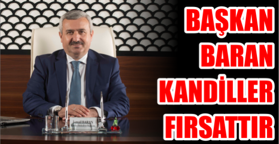 Baran’dan  Miraç Kandili mesajı