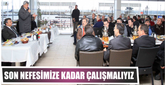 Başkan, “AK Parti kadroları ilk gün ki gibi heyecanlı”