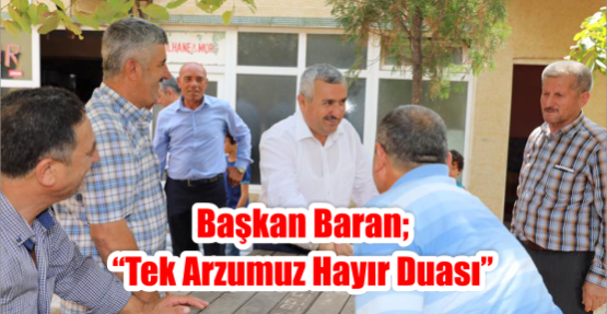 Başkan Baran; 