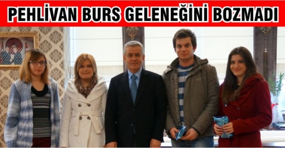Başkan Pehlivan’a Burs Teşekkürü