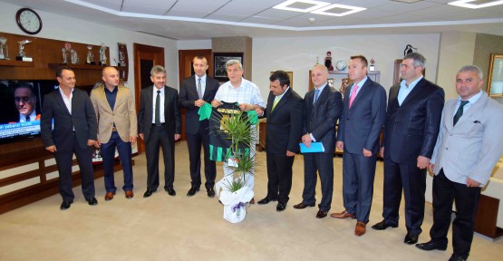  Başkan’a Kocaelispor yönetiminden ziyaret