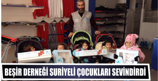 Beşir Derneği Suriyeli Çocukları Sevindirdi
