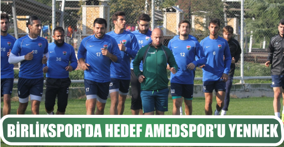 BİRLİKSPOR'DA HEDEF AMEDSPOR'U YENMEK 