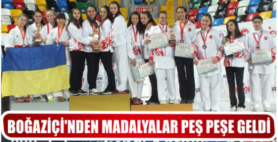 BOĞAZİÇİ’NDEN MADALYALAR PEŞ PEŞE GELDİ