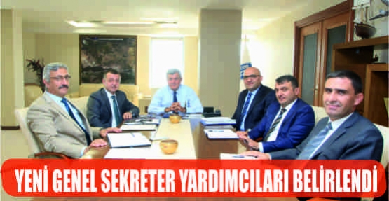 BÜYÜKŞEHİRDE YENİ GENEL SEKRETER YARDIMCILARI BELİRLENDİ