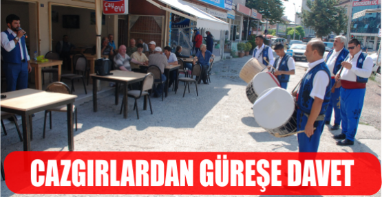 CAZGIRLARDAN GÜREŞE DAVET