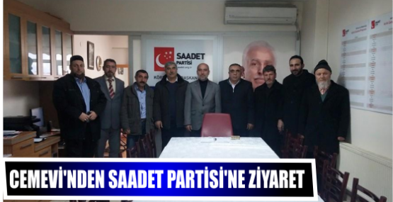 Cemevi’nden Saadet Partisi’ne ziyaret