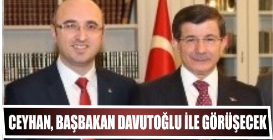 Ceyhan, Başbakan Davutoğlu ile görüşecek