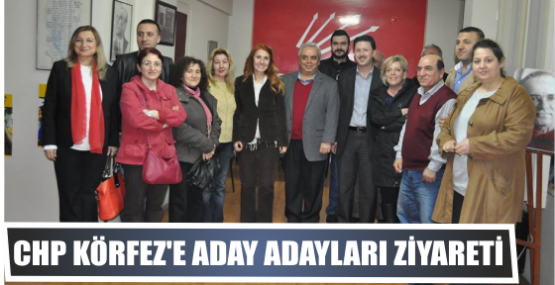 CHP Körfez’e aday adayları ziyareti