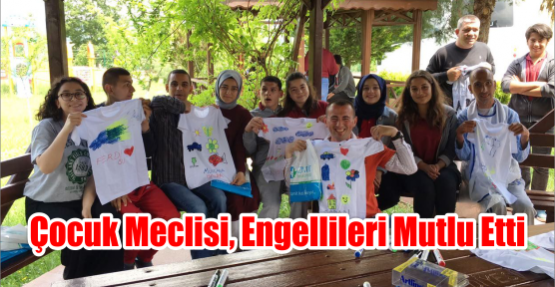  ÇOCUK MECLİSİ, ENGELLİLERİ MUTLU ETTİ