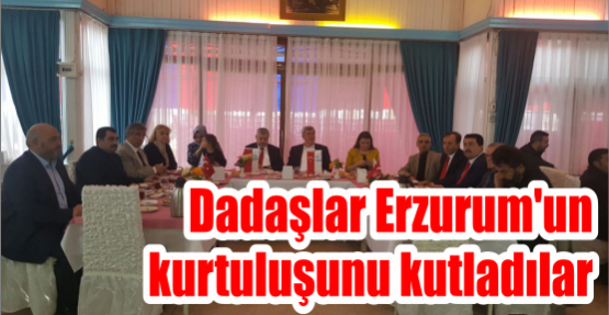  Dadaşlar Erzurum'un kurtuluşunu kutladılar