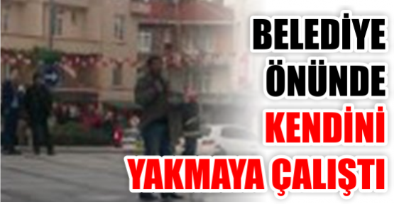 DARICA BELEDİYESİ’NDE İNTİHAR GİRİŞİMİ