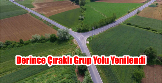 Derince Çıraklı grup yolu yenilendi