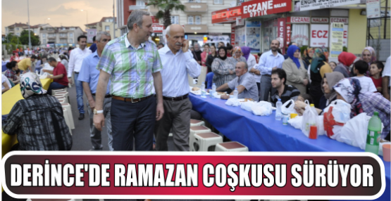 Derince’de Ramazan coşkusu sürüyor