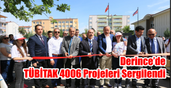  Derince’de TÜBİTAK 4006 Projeleri Sergilendi