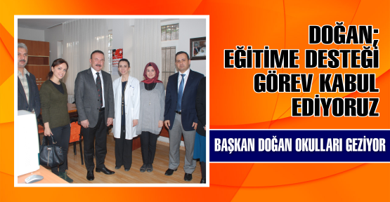  DOĞAN, EĞİTİME DESTEĞİ GÖREV KABUL EDİYORUZ