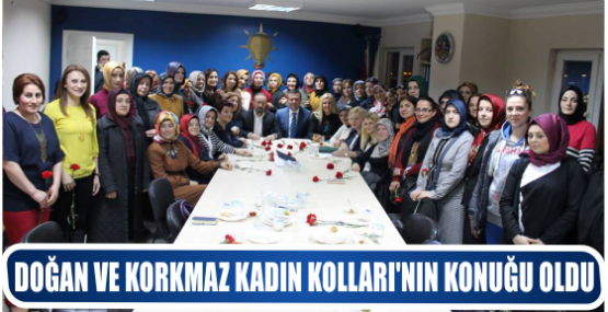 DOĞAN VE KORKMAZ KADIN KOLLARI’NIN KONUĞU OLDU
