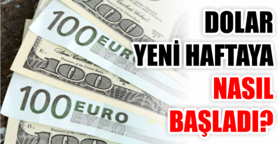 DOLAR YENİ HAFTAYA NASIL BAŞLADI?