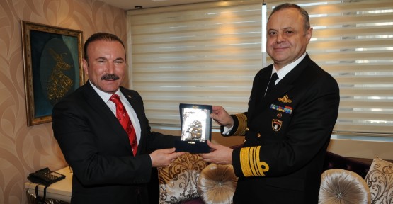   Donanma Komutanı’ndan Başkan Doğan’a ziyaret