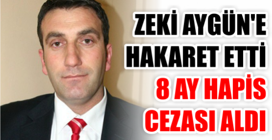 Faruk Bostan’a 8 ay hapis