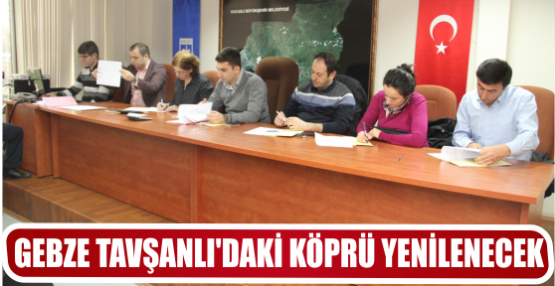 GEBZE TAVŞANLI’DAKİ KÖPRÜ YENİLENECEK