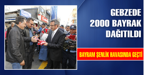  Gebze’de Cumhuriyet coşkusu