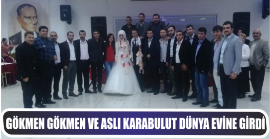 Gökmen Gökmen, Aslı Karabulut ile dünya evine girdi