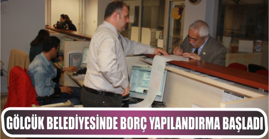 Gölcük Belediyesinde Borç Yapılandırma Başladı