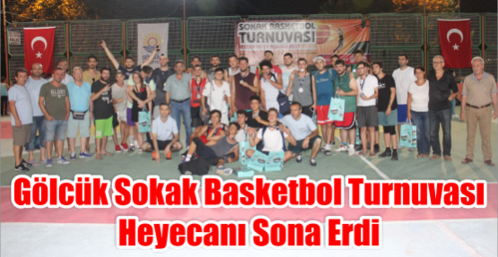 Gölcük Sokak Basketbol Turnuvası Heyecanı Sona Erdi