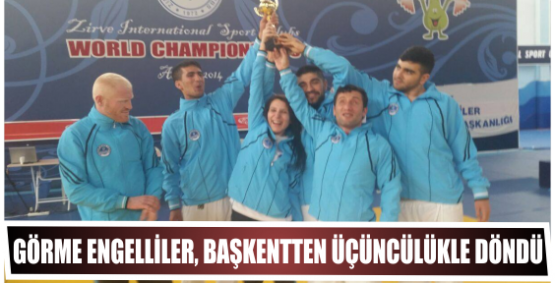 Görme Engelliler, Başkentten Üçüncülükle Döndü