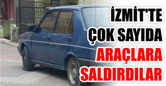 GÜLTEPE’DE ARAÇLARA SALDIRDILAR