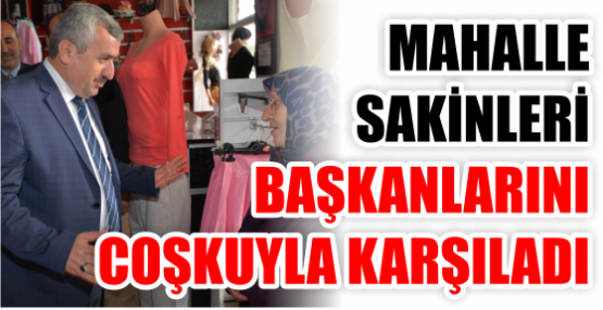 Hacı Osman Mahallesi Başkanları Ağırladı