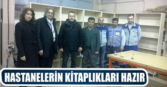 HASTANELERİN KİTAPLIKLARI HAZIR