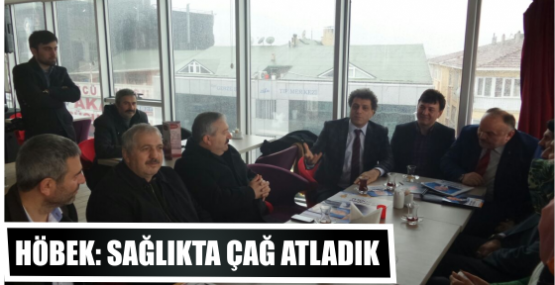 Höbek: Sağlıkta çağ atladık