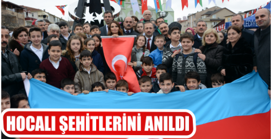 HOCALI ŞEHİTLERİNİ ANILDI 