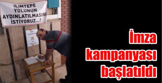 İmza kampanyası başlatıldı