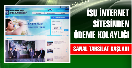  İSU internet sitesinden ödeme kolaylığı