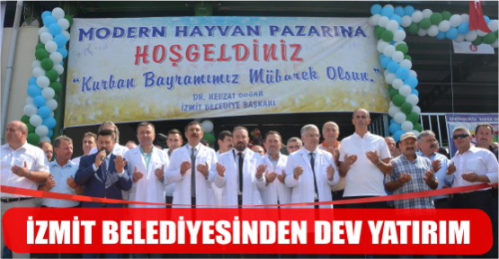 İZMİT BELEDİYESİ'NDEN 10 MİLYONLUK DEV YATIRIM