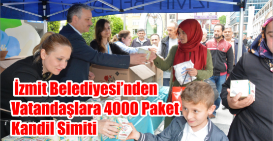  İZMİT BELEDİYESİ’NDEN VATANDAŞLARA 4000 PAKET KANDİL SİMİTİ