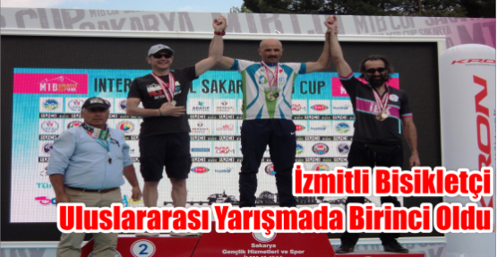 İZMİTLİ BİSİKLETÇİ ULUSLARARASI YARIŞMADA BİRİNCİ OLDU